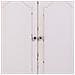 Console In Legno Bianco Con 2 Cassetti E 2 Porte 80x38x110,5h Cm - Foto miniatura 7
