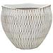 Vaso Decorativo Vkh669-bianco-poliresina-30,5x30,5x24,5 Cm - Foto miniatura 1