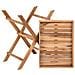 Tavolino Ronda-marrone-legno-39x29x49,5 Cm - Foto miniatura 2