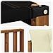 Set di divani da esterno con cuscino 6 pcs Naturale e Crema - Foto miniatura 9