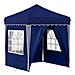Tenda per feste a pop-up 195 x 195 x 245 cm Blu Tessuto Oxford - Foto miniatura 1