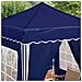 Tenda per feste a pop-up 195 x 195 x 245 cm Blu Tessuto Oxford - Foto miniatura 4