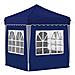 Tenda per feste a pop-up 195 x 195 x 245 cm Blu Tessuto Oxford - Foto miniatura 9