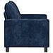 Divano Blu navy 126 x 81 x 87,5 cm Poliestere - Foto miniatura 4