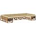 Set di divani da esterno con cuscino 10 pcs Naturale e Beige - Foto miniatura 1