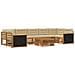Set di divani da esterno 8 pcs Naturale e Beige - Foto miniatura 1