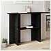 Tavolo consolle Rovere Nero 100 x 30 x 75 cm - Foto miniatura 2