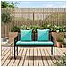 Panchine da esterno 2 -Seater 116 x 56 x 75 cm polyrattan - Foto miniatura 3