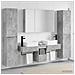 Set di mobili per il bagno 6 pcs Grigio Cemento - Foto miniatura 4