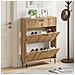Mobile per scarpe HAARLEM 78 x 24 x 103 cm Legno ingegnerizzato - Foto miniatura 2