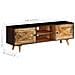 Mobile Porta Tv In Legno Massello Di Mango 140x30x45 Cm - Foto miniatura 2