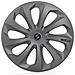Sicilia Set Universale Copricerchi Completo Auto Grigio 16 Pollici - Foto miniatura 1