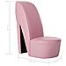 Poltrona A Forma Di Scarpa Con Tacco In Similpelle Rosa - Foto miniatura 7