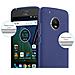 Custodia Compatibile Con Motorola Moto G5 In Frost Blu Scuro - Coperchio Protettivo In Silicone Tpu Flessibile - Foto miniatura 2