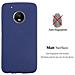 Custodia Compatibile Con Motorola Moto G5 In Frost Blu Scuro - Coperchio Protettivo In Silicone Tpu Flessibile - Foto miniatura 5