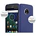 Custodia Compatibile Con Motorola Moto G5 In Frost Blu Scuro - Coperchio Protettivo In Silicone Tpu Flessibile - Foto miniatura 10