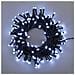 Catena Lineare Tl24v 160 Led Bianco 5mm Reflex, Memory Controller 8 Giochi Di Luce Selezionabili, Trasformatore 24v, Uso Esterno, Cavo Verde, Dimensioni 4+11,5m - Foto miniatura 1