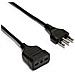 Prolunga 3 Mt Spina E Presa 16a Cavo 3g1 Mm² Nero - Foto miniatura 1