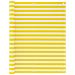 Paravento da Balcone Giallo e Bianco 120x500 cm in HDPE - Foto miniatura 1