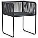 Set Da Pranzo Da Giardino 5 Pz In Rattan Pvc Nero - Foto miniatura 5