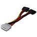 Cavo Alimentazione Sdoppiatore 5,25" Molex Maschio - 2 X Sata Cm. 15 - Foto miniatura 1