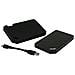 LC-Power LC-25U3-Shockproof, HDD, SATA, Seriale ATA II, Serial ATA III, 6,35 cm (2.5") , Nero, Alluminio, Plastica, Gomma, 6 Gbit / s - Foto miniatura 2