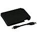 LC-Power LC-25U3-Shockproof, HDD, SATA, Seriale ATA II, Serial ATA III, 6,35 cm (2.5") , Nero, Alluminio, Plastica, Gomma, 6 Gbit / s - Foto miniatura 1