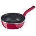 Chefclub By G8061704 Padella Profonda 22 Cm Rosso Lampone - Rivestimento Antiaderente - Tutti I Piani Cottura Inclusa L'induzione. - Foto miniatura 1