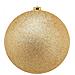 Palla Natale 25cm Poly Glitter Oro Oro - Foto miniatura 1