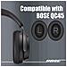 Cuscinetti Auricolari Per Cuffie Bose Qc45 Neri - Foto miniatura 15
