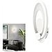 Applique Led Luce Calda In Vetro Ovale Lampada Da Parete Interno 9 W E25c - Foto miniatura 1
