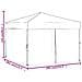 Tenda Per Feste Pieghevole Con Pareti Laterali Nero 3x3 M - Foto miniatura 5