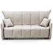 Divano Letto Allyson, Divano A 3 Posti, 100% Made In Italy, Sofà Soggiorno Con Apertura A Carrello, In Tessuto Imbottito, Con Braccioli Standard, Cm 190x90h85, Beige - Foto miniatura 3