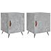 Comodini 2 Pz Grigio Cemento 40x40x50 Cm In Legno Multistrato - Foto miniatura 2