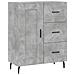 Credenza Grigio Cemento 69,5x34x90 Cm In Legno Multistrato - Foto miniatura 2