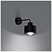 Lampada Da Parete Savar 1 Nero Sl. 1129 - Moderno Lampade Da Parete Nero 20x22x20 Cm - Foto miniatura 3