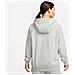 Felpa Con Cappuccio Full Zip Cw6955-063 Donna Taglia Xl Colore Grigio - Foto miniatura 2
