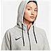 Felpa Con Cappuccio Full Zip Cw6955-063 Donna Taglia Xl Colore Grigio - Foto miniatura 6