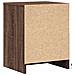 Comodini Con Luci Led 2pz Rovere Marrone In Legno Multistrato - Foto miniatura 7