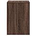 Comodini Con Luci Led 2pz Rovere Marrone In Legno Multistrato - Foto miniatura 8