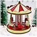 Giostra in Metallo Natale Decorazione Addobbo Natalizio Decorativo 19x19x23cm - Foto miniatura 1