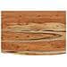 Mensola A Muro 50x30x3,8cm Rettangolare Legno Acacia Bordi Vivi - Foto miniatura 2