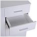 Mobile Madia Con Cassetti Ante 2 Ripiani Mobiletto Credenza Cucina Bagno Moderna - Foto miniatura 3