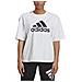 Wms Badge Of Sport T-shirt Hc6358, Donne, Bianca, Xs - Foto miniatura 1