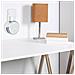 Porta Spina Per Amazon Echo Dot (gen 3) Con Cavo E Caricatore Nascosto 18x4x10 Cm. Colore Bianco - Foto miniatura 3