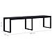 Lusso Casadino -  Panchina Da Giardino 180 Cm In Pannello Ps Nero - Foto miniatura 5