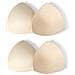 Inserti Triangolari Per Imbottiture Reggiseno, Inserti Traspiranti Per Coppe Reggiseno Per Reggiseni Sportivi, Reggiseni Da Yoga, Costumi Da Bagno (2 Paia) - Foto miniatura 3