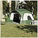 Tenda Familiare Cabina per 6 Persone Verde Impermeabile - Foto miniatura 1