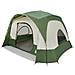 Tenda Familiare Cabina per 6 Persone Verde Impermeabile - Foto miniatura 2