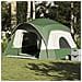 Tenda Familiare Cabina per 6 Persone Verde Impermeabile - Foto miniatura 3